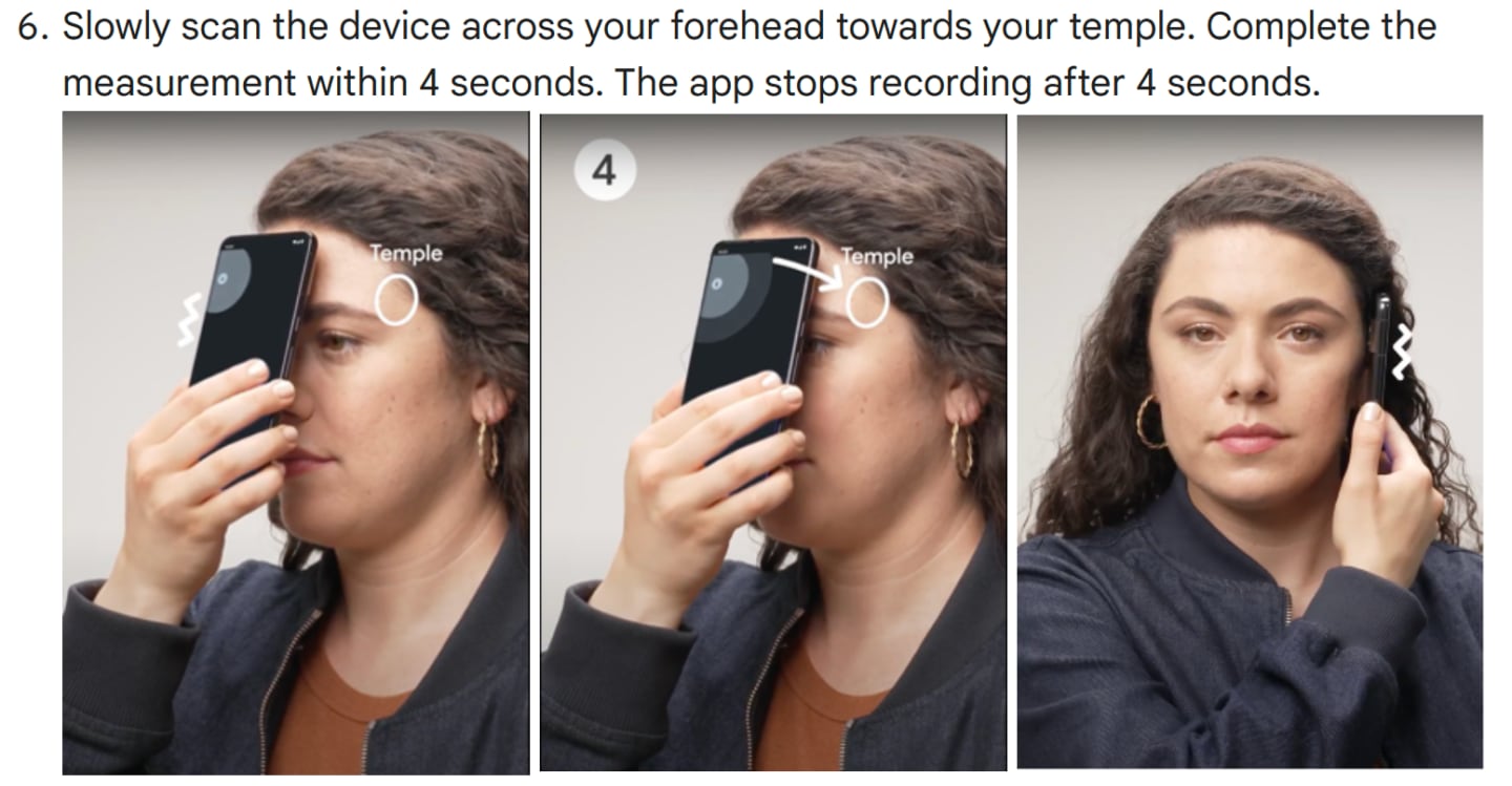 Google Pixel 8 Pro kann jetzt Ihre Körpertemperatur messen, wenn Sie es über Ihr Gesicht streichen-2 Google Pixel 8 Pro kann jetzt Ihre Körpertemperatur messen, wenn Sie es über Ihr Gesicht streichen-2