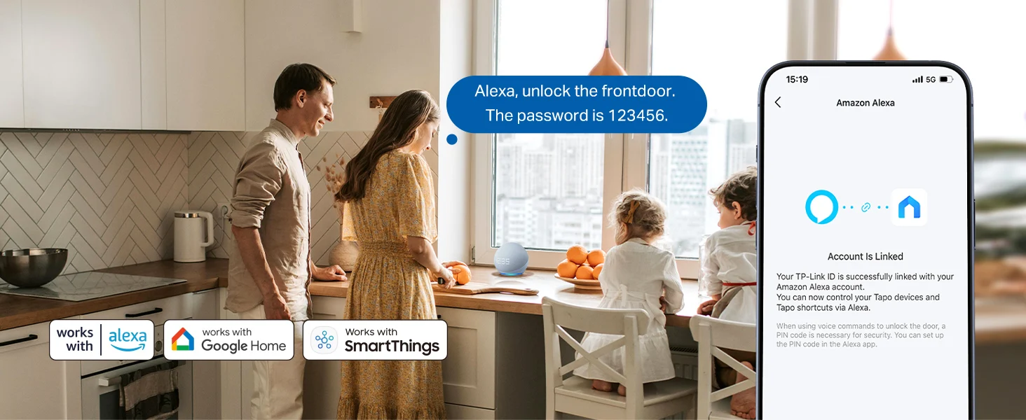 TP-Link Tapo DL100 Türschloss mit SmartThings Unterstützung TP-Link Tapo DL100 Türschloss mit SmartThings Unterstützung