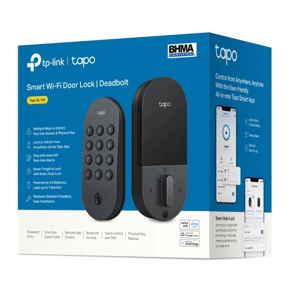 TP-Link Tapo DL100 Deadbolt Türschloss TP-Link Tapo DL100 Deadbolt Türschloss