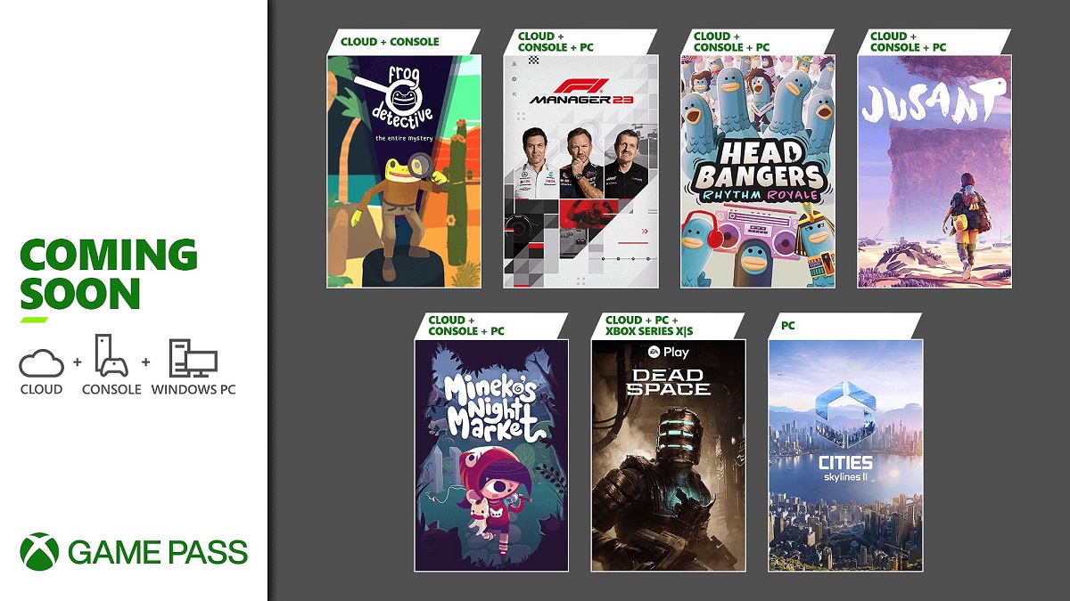 Dead Space Remake, Cities: Skylines II, Like a Dragon: Ishin! und weitere coole Spiele: Die Liste der Neuerscheinungen im Xbox Game Pass Katalog für die zweite Oktoberhälfte wurde veröffentlicht. Dead Space Remake, Cities: Skylines II, Like a Dragon: Ishin! und weitere coole Spiele: Die Liste der Neuerscheinungen im Xbox Game Pass Katalog für die zweite Oktoberhälfte wurde veröffentlicht.