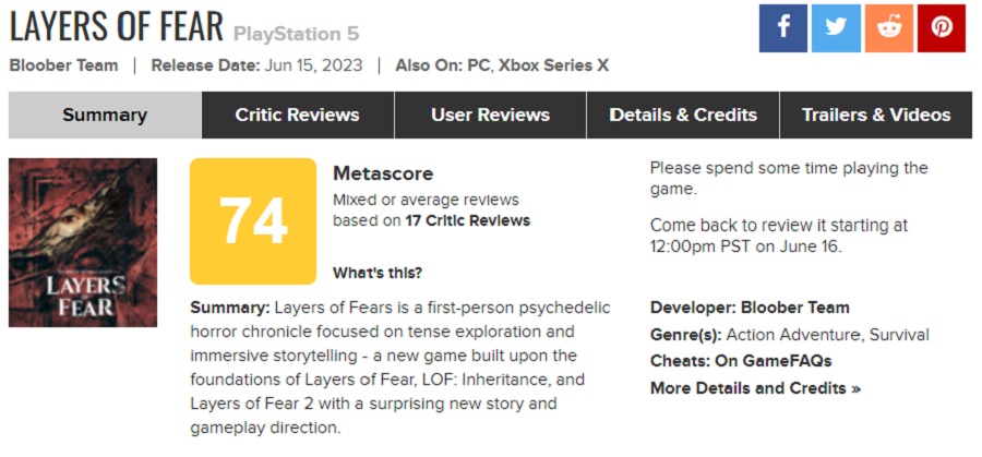 Das beste Spiel von Bloober Team, aber kein Gruselspiel - Kritiker haben Layers of Fear (2023) gemischt aufgenommen-2 Das beste Spiel von Bloober Team, aber kein Gruselspiel - Kritiker haben Layers of Fear (2023) gemischt aufgenommen-2