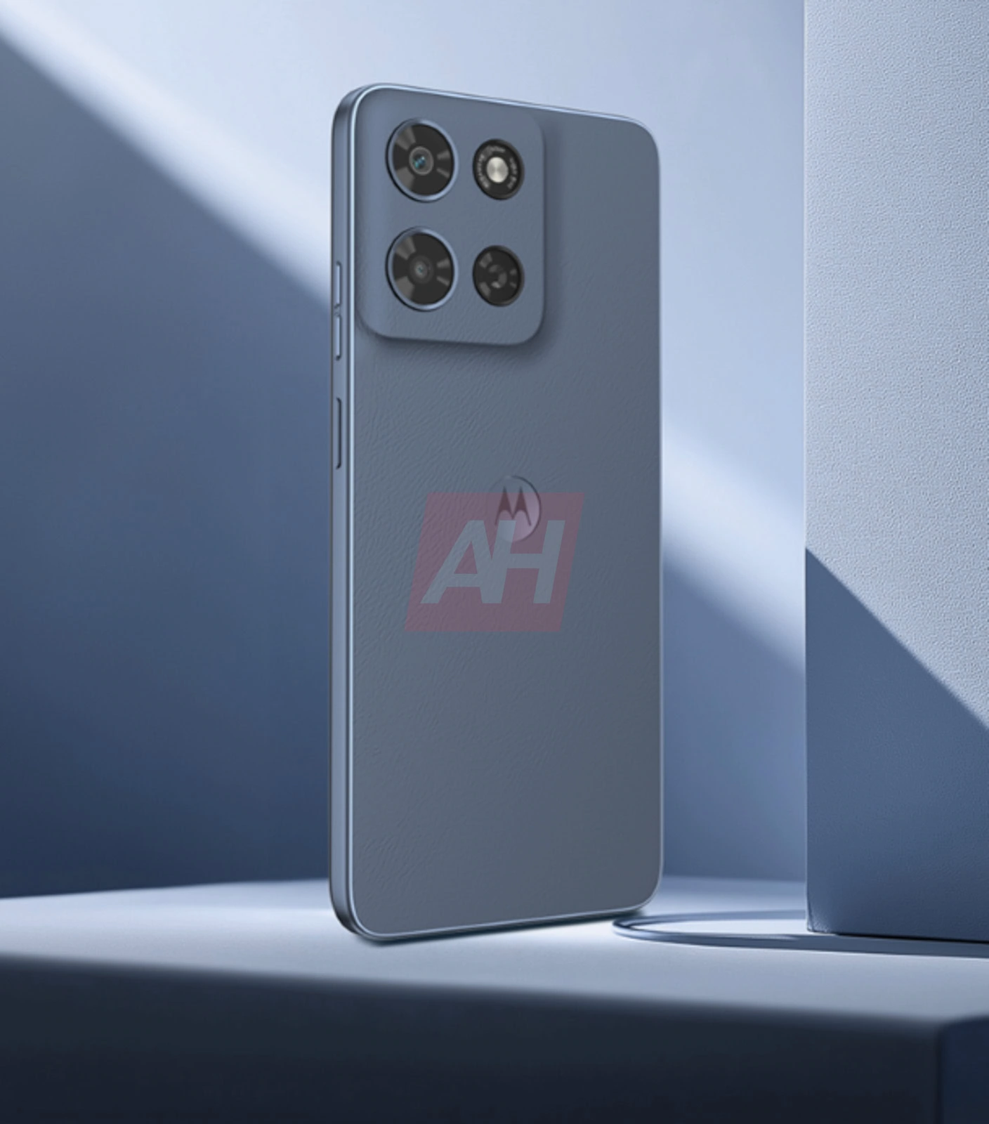 Moto G 2026 mit Öko-Leder in der Farbe Pantone 2376C