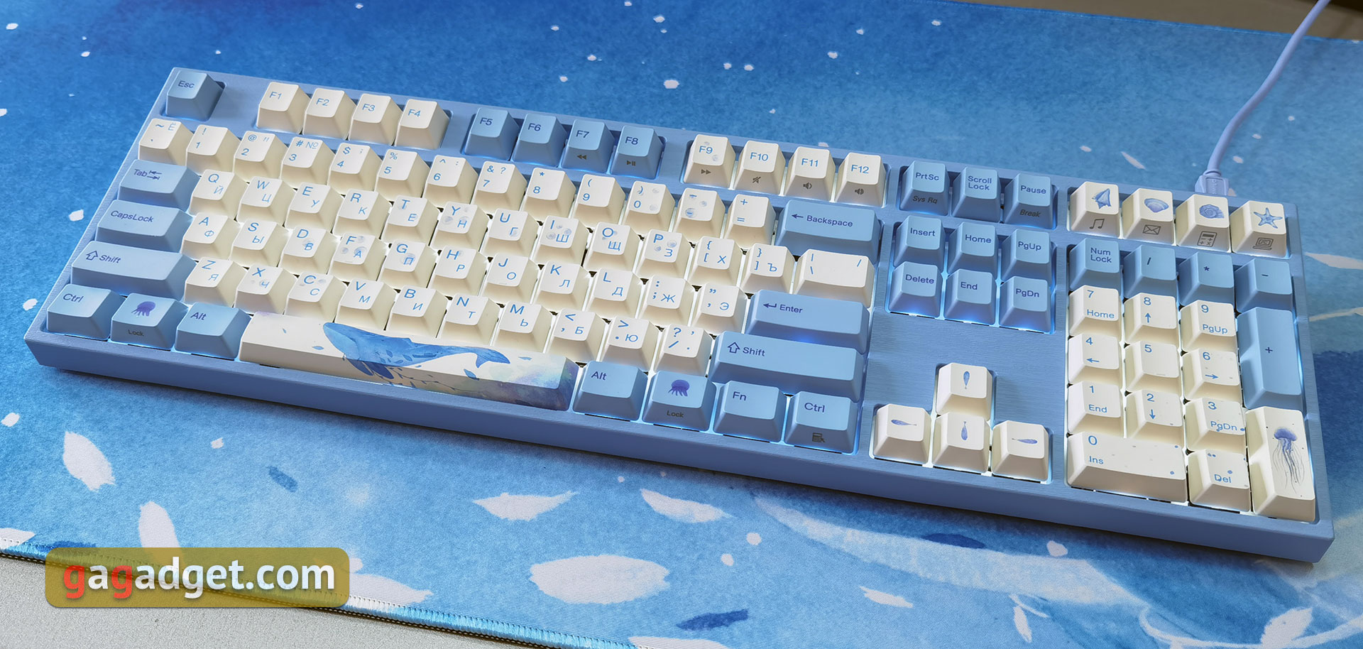 Varmilo VA108M Sea Melody Test: eine mechanische Hi-End-Tastatur-8 Varmilo VA108M Sea Melody Test: eine mechanische Hi-End-Tastatur-8