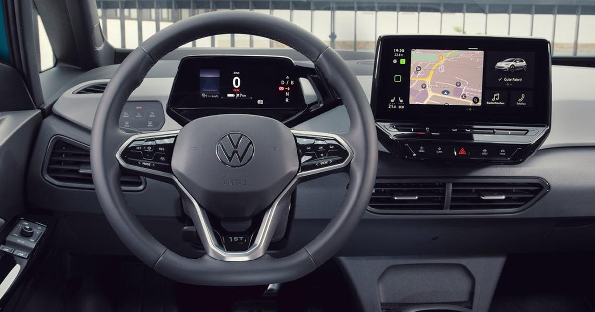 VW ID.3 Volkswagen ID.3 mit Touchscreen-Steuerung