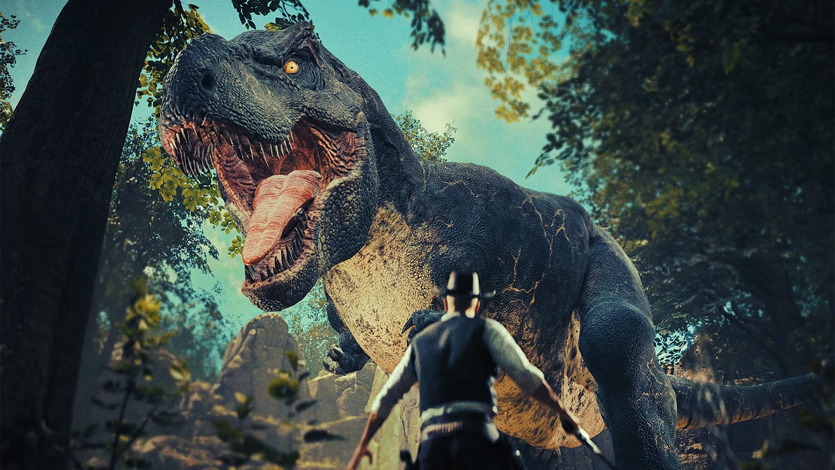 Enthüllter Gameplay-Trailer von Son and Bone - Shooter über die Konfrontation des amerikanischen Sheriffs mit blutrünstigen Reptiloiden und riesigen Dinosauriern Enthüllter Gameplay-Trailer von Son and Bone - Shooter über die Konfrontation des amerikanischen Sheriffs mit blutrünstigen Reptiloiden und riesigen Dinosauriern