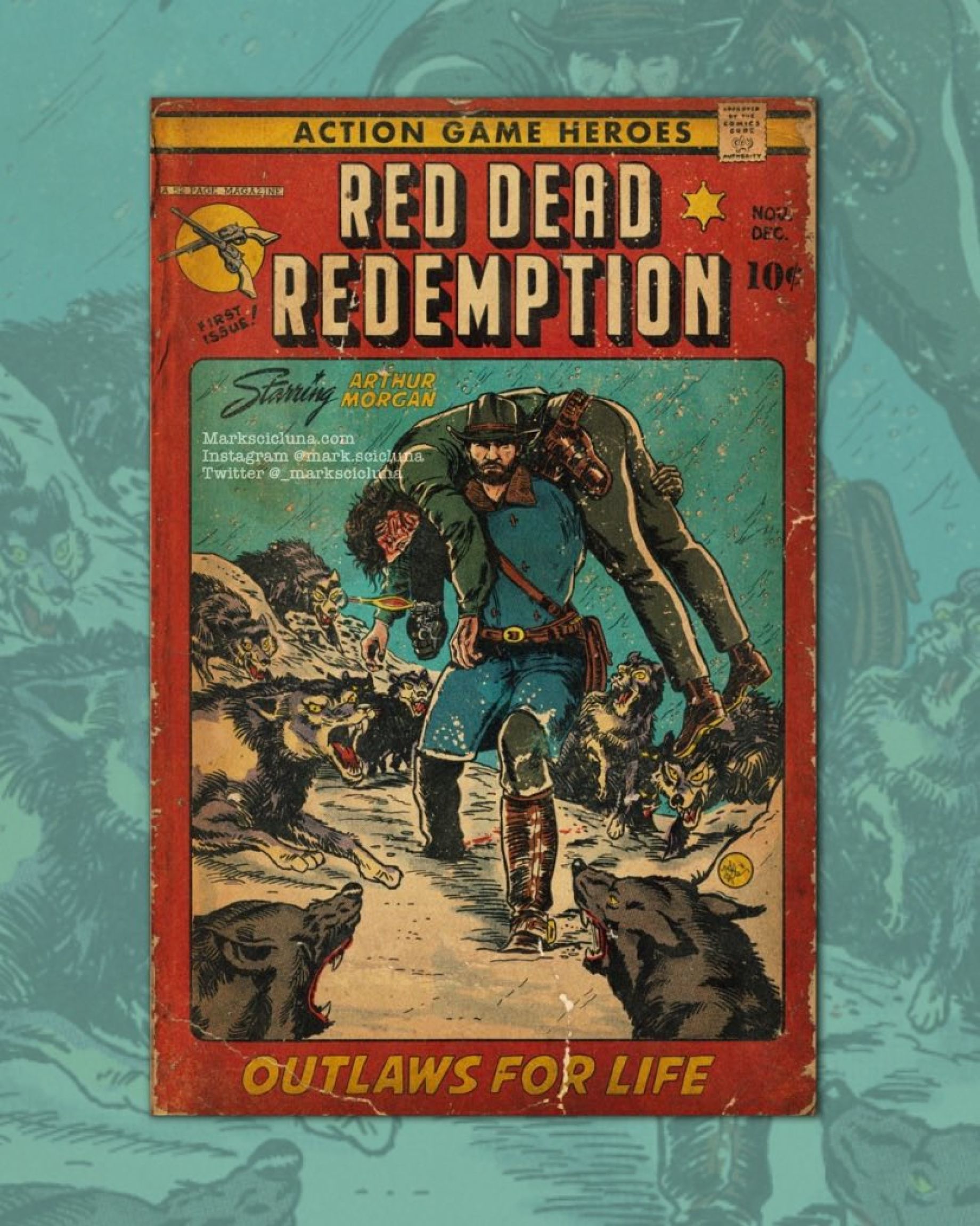 Das Ergebnis kann sich sehen lassen: Der ehemalige Illustrator von Rockstar Games erstellt Cover für Retro-Comics rund um Videospiele-4