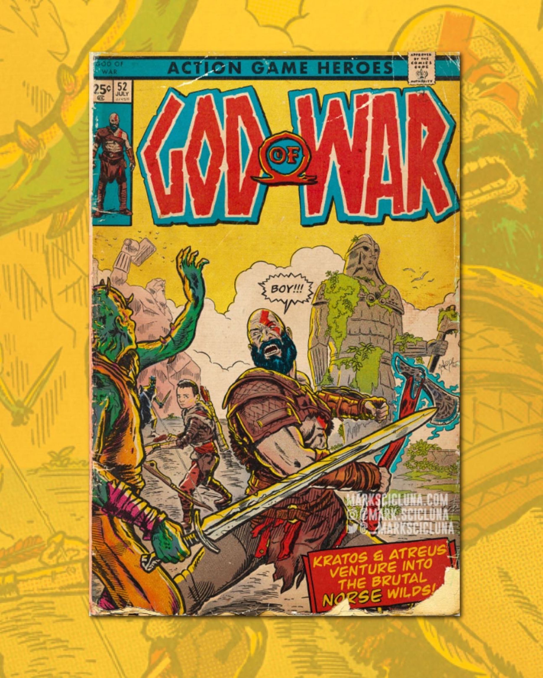 Das Ergebnis kann sich sehen lassen: Der ehemalige Illustrator von Rockstar Games erstellt Cover für Retro-Comics rund um Videospiele