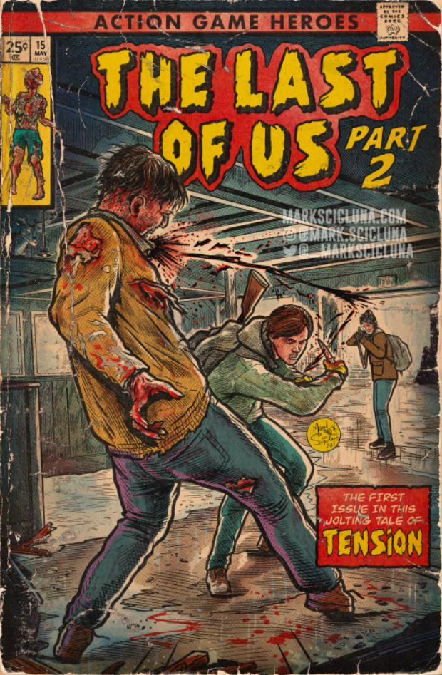Das Ergebnis kann sich sehen lassen: Der ehemalige Illustrator von Rockstar Games erstellt Cover für Retro-Comics rund um Videospiele-7