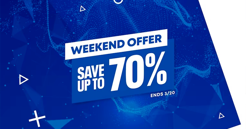PlayStation Store startet "Wochenendangebot"-Aktion, bei der beliebte Spiele mit bis zu 70 % Rabatt angeboten werden PlayStation Store startet "Wochenendangebot"-Aktion, bei der beliebte Spiele mit bis zu 70 % Rabatt angeboten werden