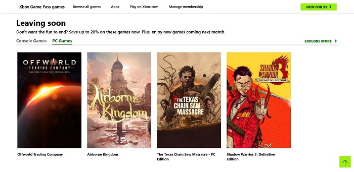Vier Spiele werden im August aus dem Xbox Game Pass-Katalog entfernt, darunter Shadow Warrior 3-2 Vier Spiele werden im August aus dem Xbox Game Pass-Katalog entfernt, darunter Shadow Warrior 3-2