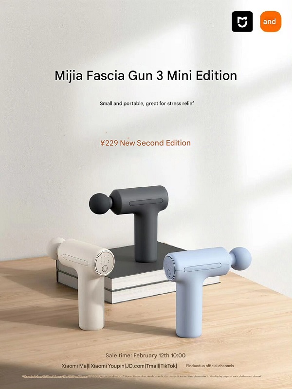 Xiaomi Mijia Fascia Gun 3 Mini Edition - Bild 2 Xiaomi Mijia Fascia Gun 3 Mini Edition - Bild 2
