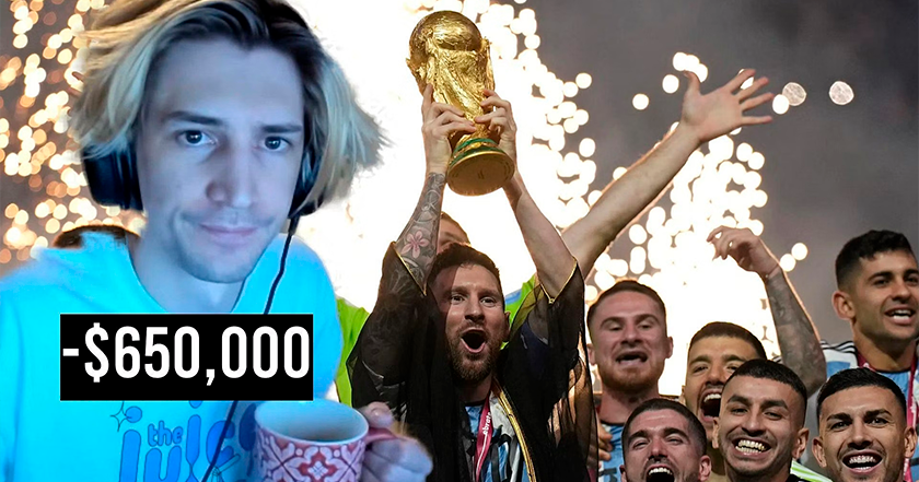 "Es wird der einfachste Sieg meines Lebens sein". Streamer xQc verlor 650 Tausend Dollar während des Endspiels bei der Fußballweltmeisterschaft "Es wird der einfachste Sieg meines Lebens sein". Streamer xQc verlor 650 Tausend Dollar während des Endspiels bei der Fußballweltmeisterschaft
