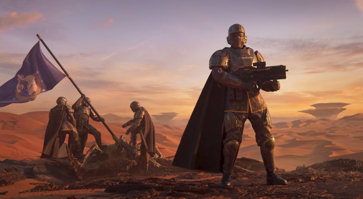 Neuer Helldivers 2-Rekord: Die PC-Version des Online-Shooters hat mehr als 333.000 gleichzeitige Spieler Neuer Helldivers 2-Rekord: Die PC-Version des Online-Shooters hat mehr als 333.000 gleichzeitige Spieler