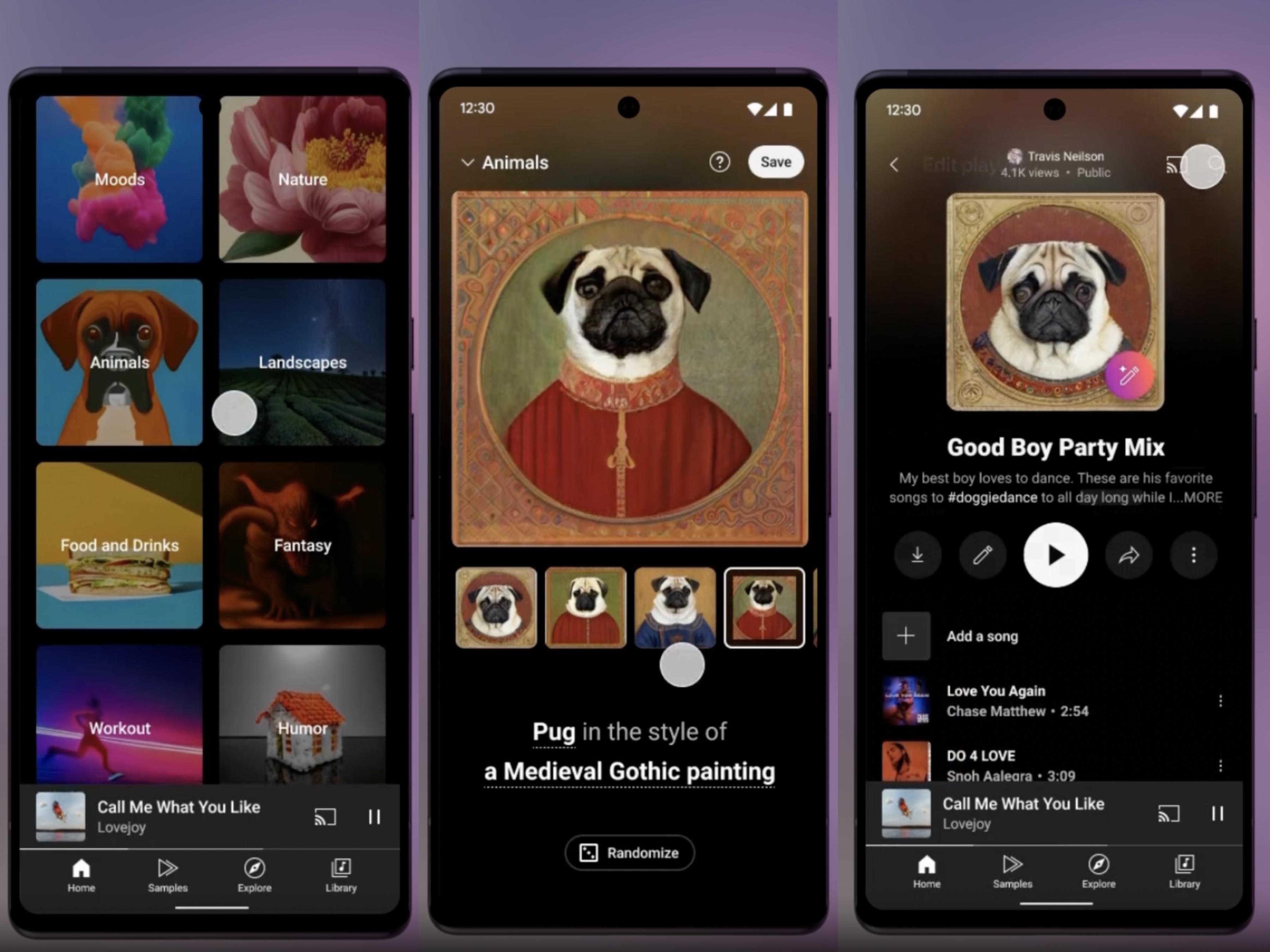 Mit YouTube Music kannst du jetzt Playlist-Grafiken mit generativer KI erstellen Mit YouTube Music kannst du jetzt Playlist-Grafiken mit generativer KI erstellen